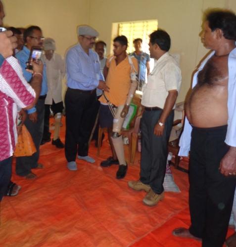 Balasore distribution camp photo 2